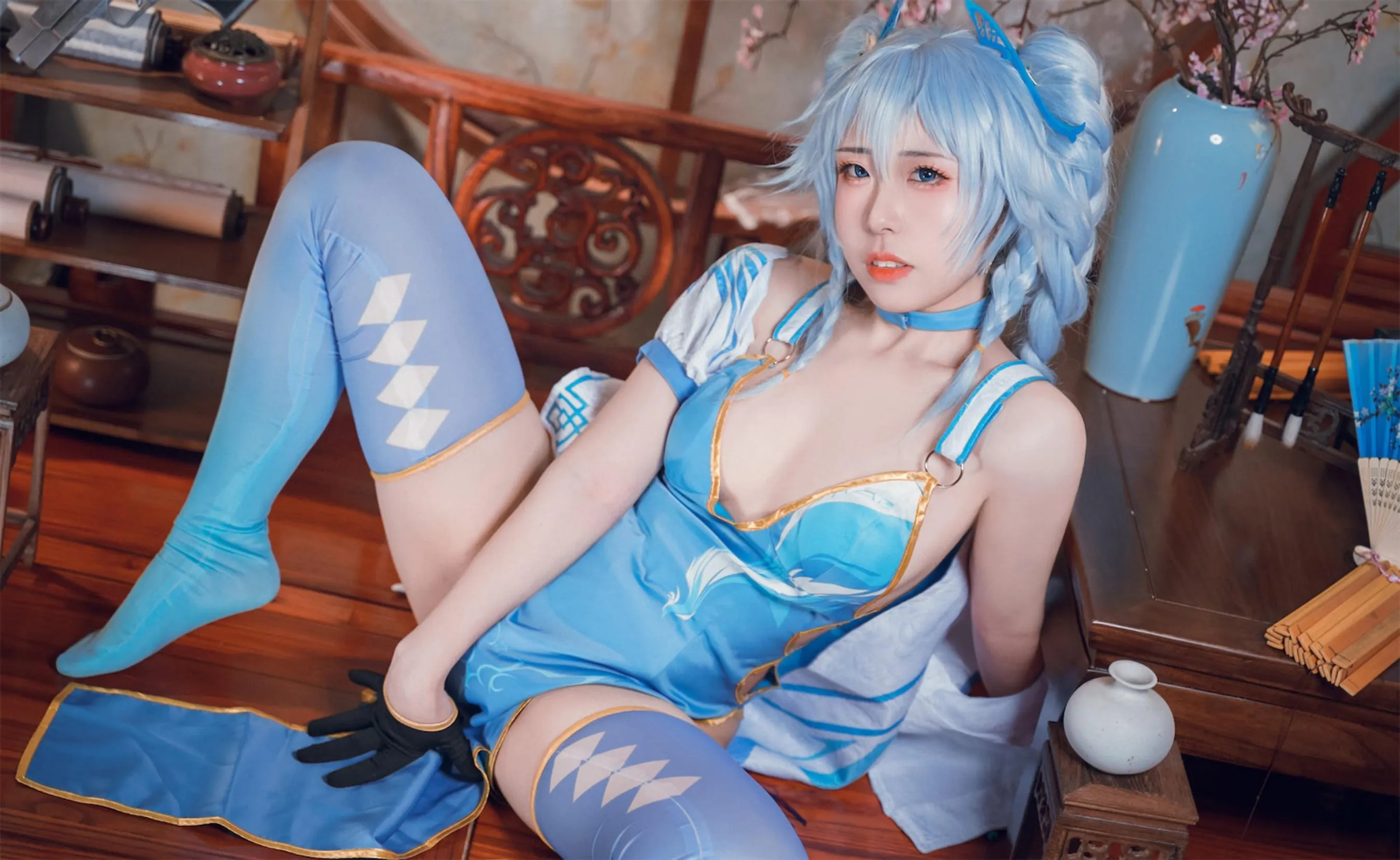 虎森森 – NO.17 少女前线 翠雀媚 [41P]插图7
